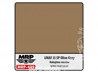 MRP peintures 429 IJNAF J3 SP Version Nakajima Gris Olive 30ml