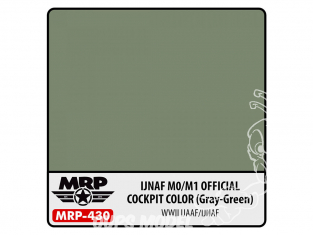 MRP peintures 430 IJNAF M0/M1 Official Cockpit Color Gris vert 30ml