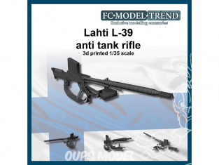 FC MODEL TREND accessoire résine 35934 Lahti L-36 Fusil antichar 1/35