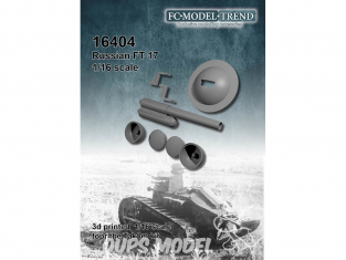 FC MODEL TREND accessoire résine 16404 Renault FT-17 Russe Takom 1/16