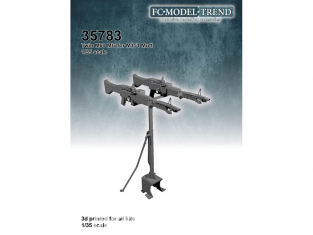 FC MODEL TREND accessoire résine 35783 Twin M-60 MG Mount pour M151 Mutt 1/35