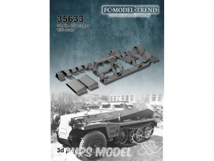 FC MODEL TREND accessoire résine 35633 Clamps outils Sd.kfz.250 1/35