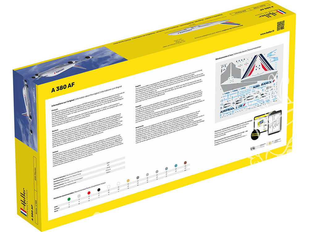 Achetez votre maquette avion heller airbus a380-800 air france sur Hobby  Maquettes Vente en ligne maquettisme