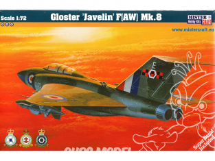 Master CRAFT maquette avion 040437 Gloster Javelin F(AW) MK.8 1/72
