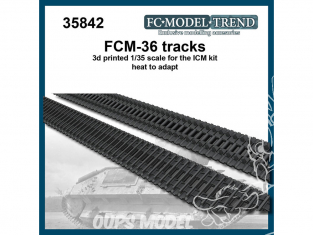 FC MODEL TREND accessoire résine 35842 Chenilles FCM36 Icm 1/35
