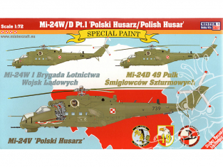 Master CRAFT maquette helicoptére 060466 Mil Mi-24W/D/V Husarz et Husar Polonais 1/72