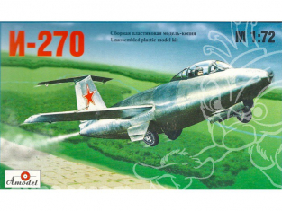 Amodel maquettes avion 7212 MIKOYAN-GUREVICH I-270 Prototype de chasseur-intercepteur Soviétique 1946 1/72
