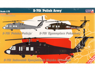 Mister CRAFT maquette helicoptére 060237 Sikorsky S-70 Armée Polonaise 1/72