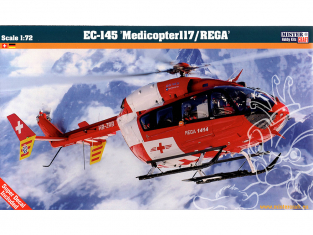 Mister CRAFT maquette helicoptére 060312 Eurocopter EC145 Allemand Medicopter 117/EGA 1/72