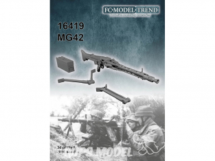 FC MODEL TREND accessoire résine 16419 MG42 1/16