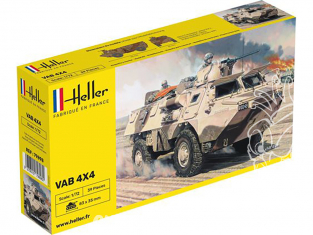 Heller maquette militaire 79898 VAB 4X4 1/72