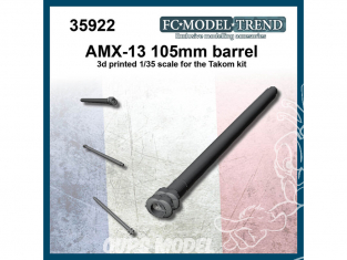 FC MODEL TREND accessoire résine 35922 Canon AMX-13 105mm Takom 1/35