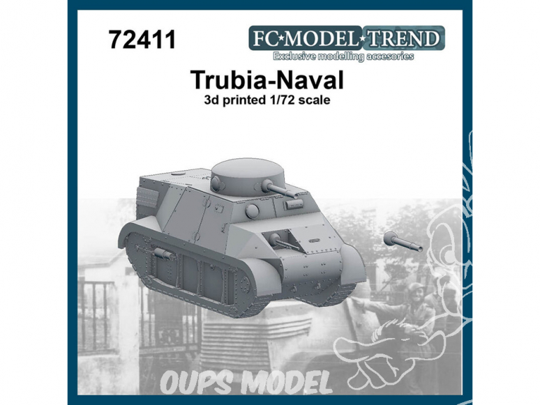 FC MODEL TREND maquette résine 72411 Trubia-Naval 1/72