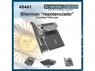 FC MODEL TREND accessoire résine 48441 Sherman "Repotenciado" 1/48