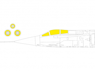 Eduard Express Mask EX851 F-104A/C TFace Kinetic 1/48