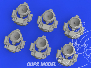 Eduard kit d'amelioration brassin Print 653001 Projecteurs 36 inch USN 1/350