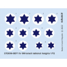 Eduard Decalques avion D72039 Insignes nationaux Israélien S-199 Eduard 1/72