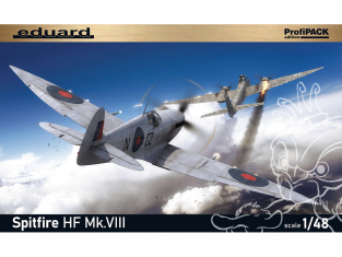EDUARD maquette avion 8287 Spitfire HF Mk.VIII ProfiPack Edition Réédition 1/48