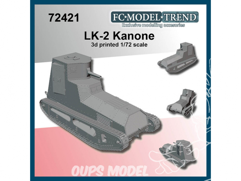 FC MODEL TREND maquette résine 72421 Canon LK-2 1/72
