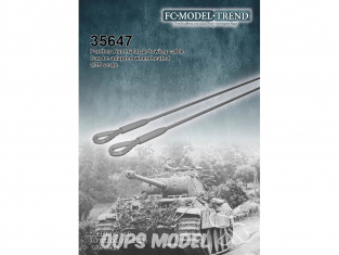 FC MODEL TREND accessoire résine 35647 Cable de remorquage Panther G 1/35