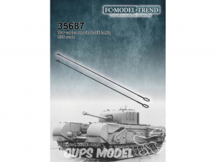 FC MODEL TREND accessoire résine 35687 Cable de remorquage Churchill 1/35