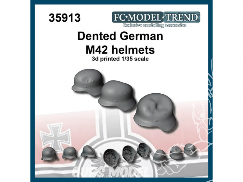 FC MODEL TREND accessoire résine 35913 Casques M42 Allemand cabossés 1/35