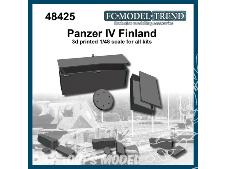 FC MODEL TREND accessoire résine 48425 Amélioration Panzer IV Finlande 1/48