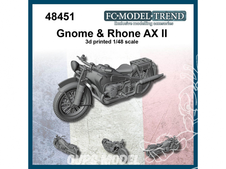 FC MODEL TREND maquette résine 48451 Gnome & Rhone AX II 1/48