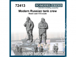 FC MODEL TREND figurines résine 72413 Equipage de char Russe Moderne 1/72