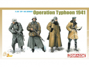 dragon maquette militaire 6735 Soldats Allemand Operation Typhoon 1941 1/35