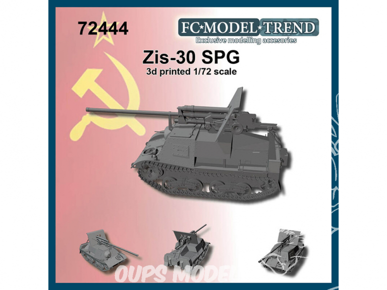 FC MODEL TREND maquette résine 72444 Zis-30 SPG 1/72