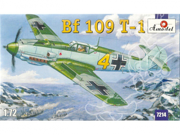 Amodel maquettes avion 7214 MESSERSCHMITT BF 109 T-1 1/72