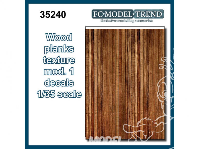 FC MODEL TREND décalcomanies 35240 Planches de bois 1 1/35