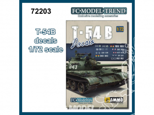 FC MODEL TREND décalcomanies 72203 T-54B 1/72