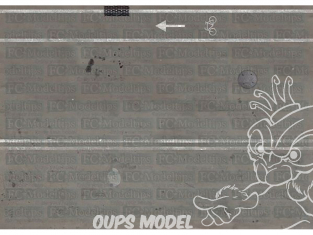 FC MODEL TREND Feuille autocollante 35345 Base adhésive Route avec piste cyclable 26 x 19cm