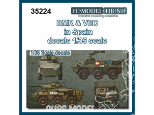 FC MODEL TREND décalcomanies 35224 BMR & VEC en Espagne 1/35