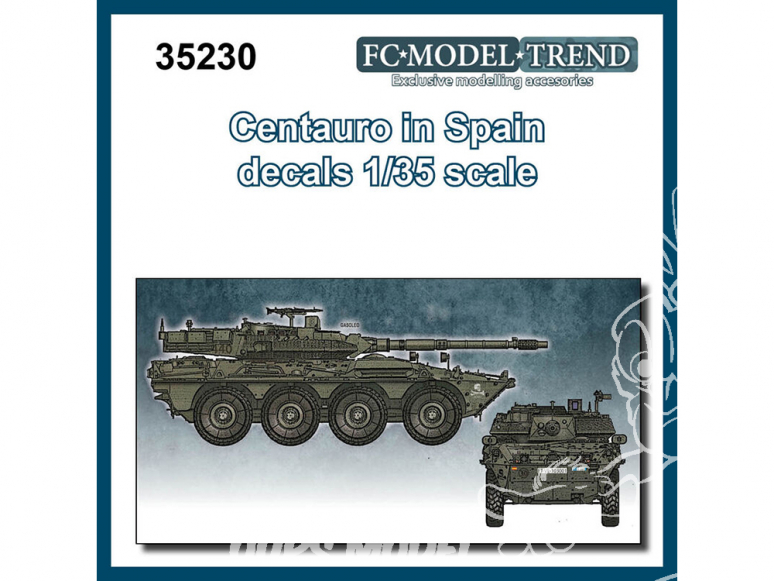 FC MODEL TREND décalcomanies 35230 VCI Pizarro en Espagne 1/35