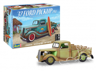 Revell US maquette voiture 4516 '37 Ford Pickup with surfboard 2N1 1/25