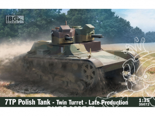 IBG maquette militaire 35072 Char polonais 7TP tourelle double Late Production 1/35