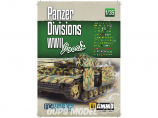 FC MODEL TREND décalcomanies 35248 Panzer Divisions WWII 1/35