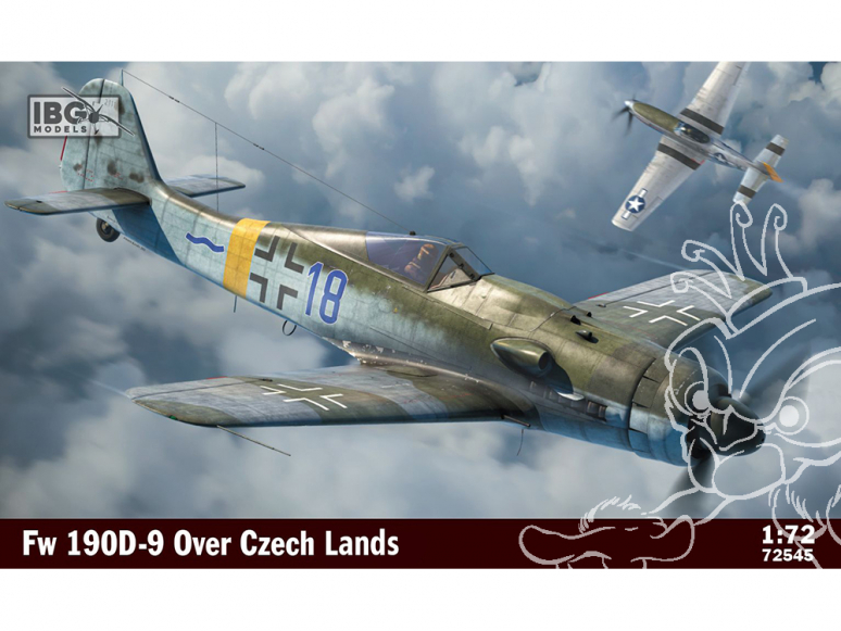 IBG maquette avion 72545 Fw 190D-9 sur les terres tchèques 1/72