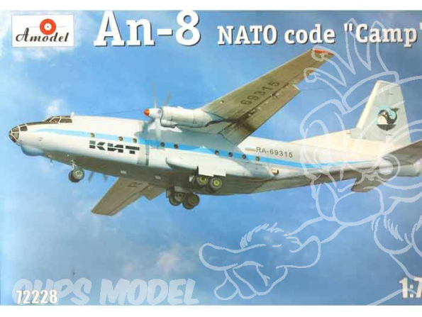 Amodel maquettes avion 72228 ANTONOV An-8 AVIATION CIVILE 1/72