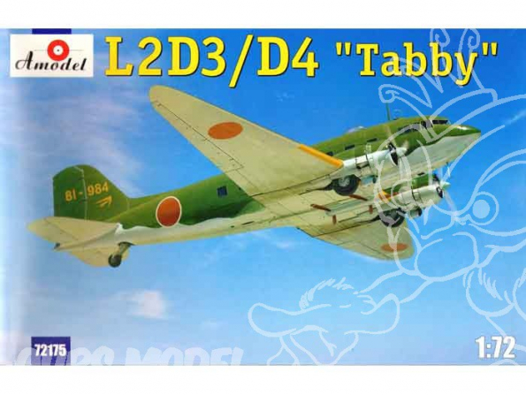 Amodel maquettes avion 72175 SHOWA L2D3/D4 "Tabby" Avion de transport Japonais 1/72
