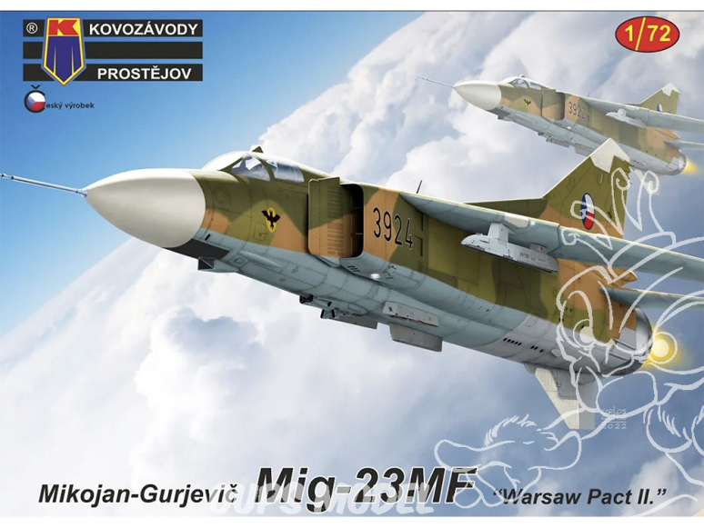 KP Model kit avion KPM0308 Mikoyan-Gourevitch MiG-23MF Pacte de Varsovie II 1/72