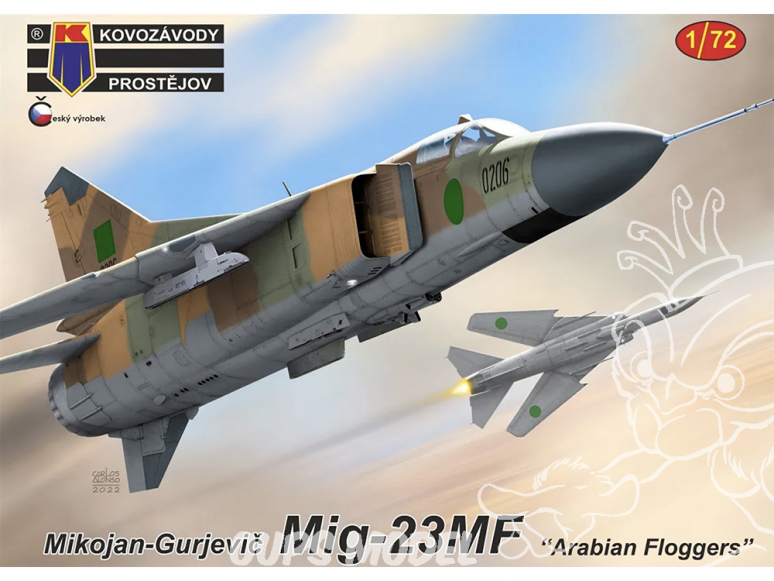 KP Model kit avion KPM0309 Mikoyan-Gourevitch MiG-23MF Arabian Floggers 1/72