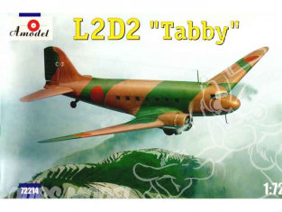 Amodel maquettes avion 72214 SHOWA L2D2 "Tabby" Avion de transport militaire Japonais 1/72