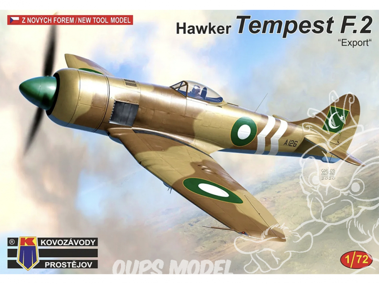 KP Model kit avion Kpm0226 Hawker Tempest F.2 Export 1/72