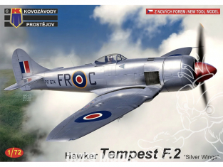 KP Model kit avion Kpm0228 Hawker Tempest F.2 Ailes d'argent 1/72