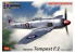 KP Model kit avion Kpm0228 Hawker Tempest F.2 Ailes d&#039;argent 1/72