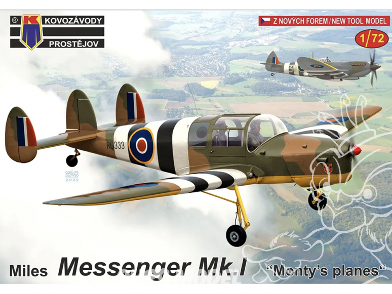 KP Model kit avion KPM0318 Miles M.38 Messenger Montyś planes 1/72